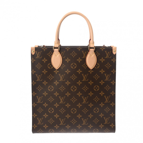 LOUIS VUITTON ルイヴィトン モノグラム サックプラ PM ブラウン M45848 レディース モノグラムキャンバス トートバッグ 新同 中古 銀蔵