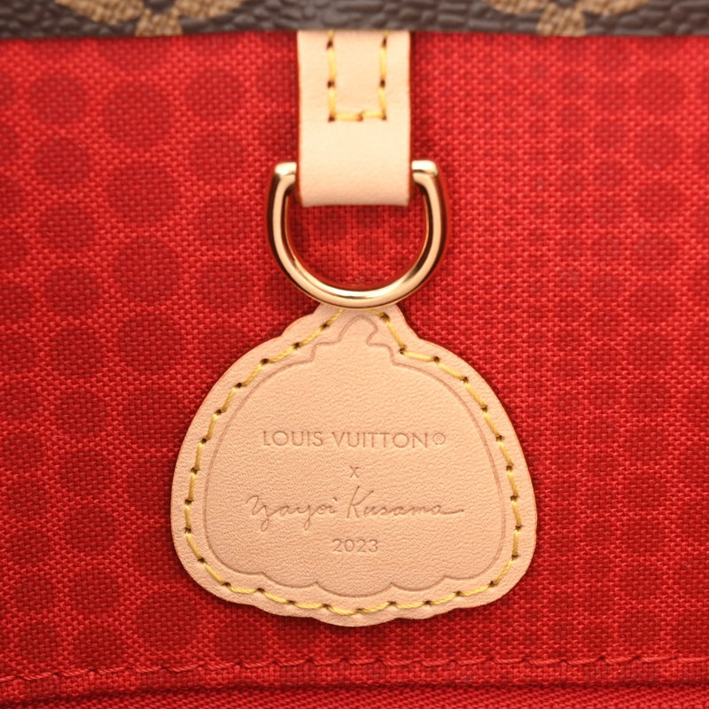 LOUIS VUITTON ルイヴィトン モノグラム オンザゴー MM 草間彌生コラボ ブラウン/マルチカラー M46379 レディース モノグラムキャンバス ハンドバッグ 新同 中古 銀蔵