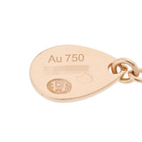 CHAUMET ショーメ ジョセフィーヌ ティアドロップ ダイヤ レディース K18ピンクゴールド PG ネックレス Aランク 中古 銀蔵