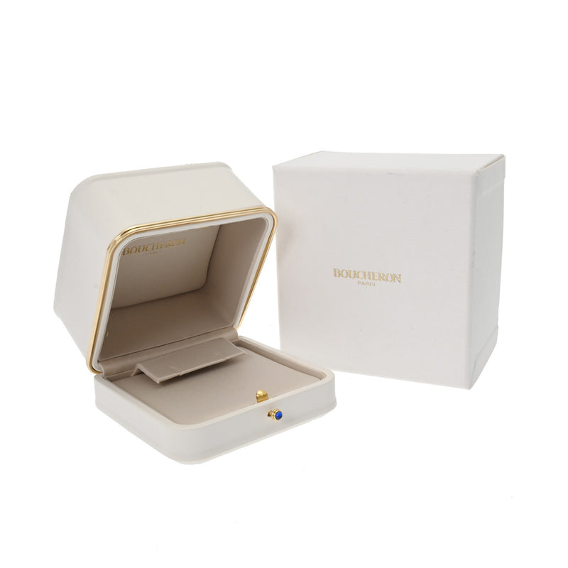 BOUCHERON ブシュロン アバ ペアシェイプダイヤ レディース K18ホワイトゴールド WG ピアス Aランク 中古 銀蔵