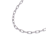 CARTIER カルティエ スパルタカス チェーン ユニセックス K18ホワイトゴールド ネックレス Aランク 中古 銀蔵