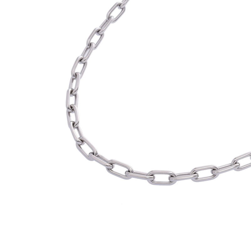 CARTIER カルティエ スパルタカス チェーン ユニセックス K18ホワイトゴールド ネックレス Aランク 中古 銀蔵