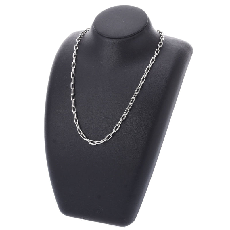 CARTIER カルティエ スパルタカス チェーン ユニセックス K18ホワイトゴールド ネックレス Aランク 中古 銀蔵