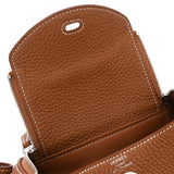 HERMES エルメス リンディ ミニ ゴールド W刻印(2024年頃) レディース トリヨンクレマンス 2WAYバッグ 未使用 銀蔵
