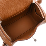 HERMES エルメス リンディ ミニ ゴールド W刻印(2024年頃) レディース トリヨンクレマンス 2WAYバッグ 未使用 銀蔵