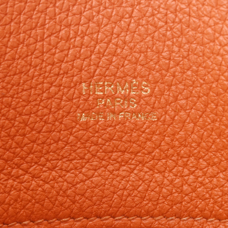 HERMES エルメス ソーケリー22 オレンジ □N刻印(2010年頃) ユニセックス トリヨンクレマンス ショルダーバッグ Bランク 中古 銀蔵