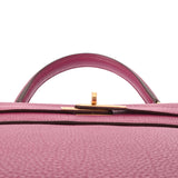 HERMES エルメス ケリー 35 内縫い 2WAY トスカ □O刻印(2011年頃) レディース トゴ ハンドバッグ ABランク 中古 銀蔵