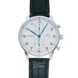 IWC ポルトギーゼ クロノグラフ IW371417 シルバー メンズ 腕時計 自動巻き 中古 銀蔵