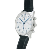 IWC ポルトギーゼ クロノグラフ IW371417 シルバー メンズ 腕時計 自動巻き 中古 銀蔵
