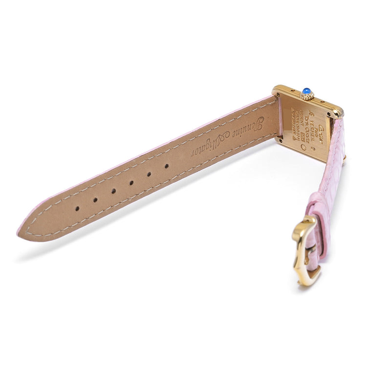 カルティエ マストタンク イエロー レディース 腕時計 クォーツ 中古 銀蔵