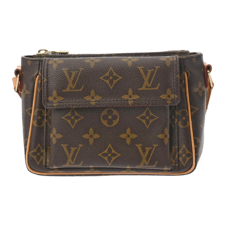 LOUIS VUITTON ルイヴィトン モノグラム ヴィバシテ PM ブラウン M51165 レディース モノグラムキャンバス ショルダーバッグ Bランク 中古 銀蔵