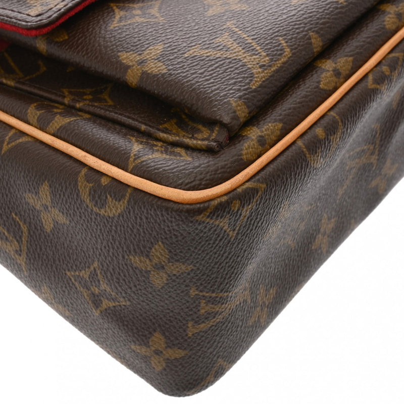 LOUIS VUITTON ルイヴィトン モノグラム ヴィバシテ PM ブラウン M51165 レディース モノグラムキャンバス ショルダーバッグ Bランク 中古 銀蔵