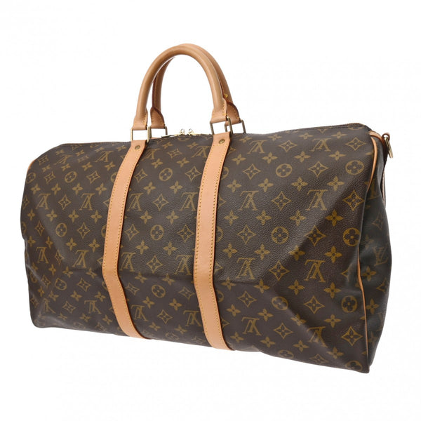 LOUIS VUITTON ルイヴィトン モノグラム キーポル バンドリエール 50 2WAY ブラウン M41416 ユニセックス モノグラムキャンバス ボストンバッグ ABランク 中古 銀蔵