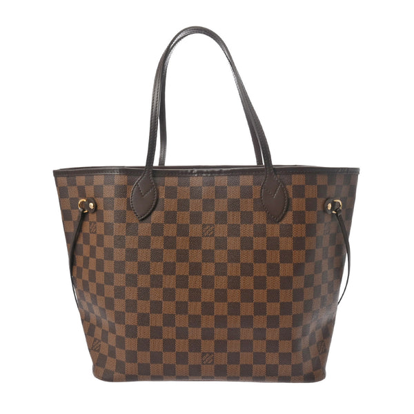 LOUIS VUITTON ルイヴィトン ダミエ ネヴァーフル MM ブラウン ローズバレリーヌ N41603 レディース ダミエキャンバス トートバッグ ABランク 中古 銀蔵