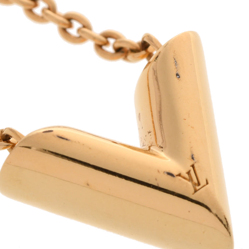 LOUIS VUITTON ルイヴィトン エセンシャル V 旧型 M61083 レディース GP ネックレス ABランク 中古 銀蔵