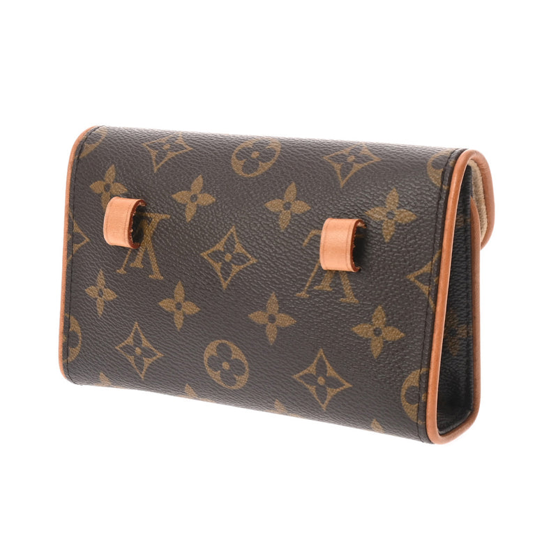 LOUIS VUITTON ルイヴィトン モノグラム ポシェットフロランティーヌ ベルトS ブラウン M51855 レディース モノグラムキャンバス ウエストバッグ ABランク 中古 銀蔵