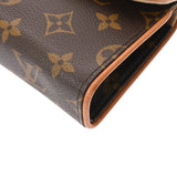 LOUIS VUITTON ルイヴィトン モノグラム ポシェットフロランティーヌ ベルトS ブラウン M51855 レディース モノグラムキャンバス ウエストバッグ ABランク 中古 銀蔵