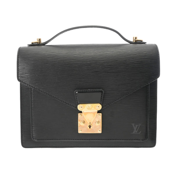 LOUIS VUITTON モンソー エピ ノワール M52122 ルイヴィトンモンソー 14127 ノワール ユニセックス エピレザー