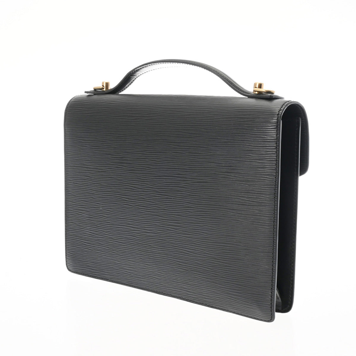 本物 ルイヴィトン LOUIS VUITTON LV モンソー エピ レザー 2WAY ショルダーバッグ ハンドバッグ ノワール ブラック M52122 ビトン バッグ 中古 1240101041785_1.jpg