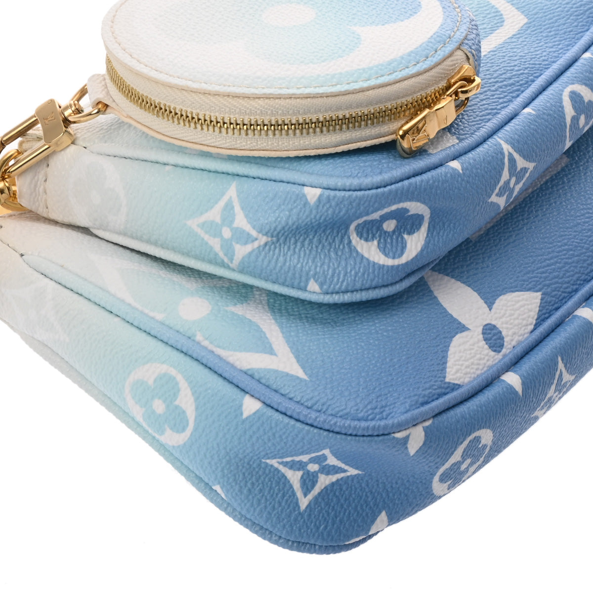 ルイヴィトン ミュルティ ポシェット アクセソワール 14145 ブルー