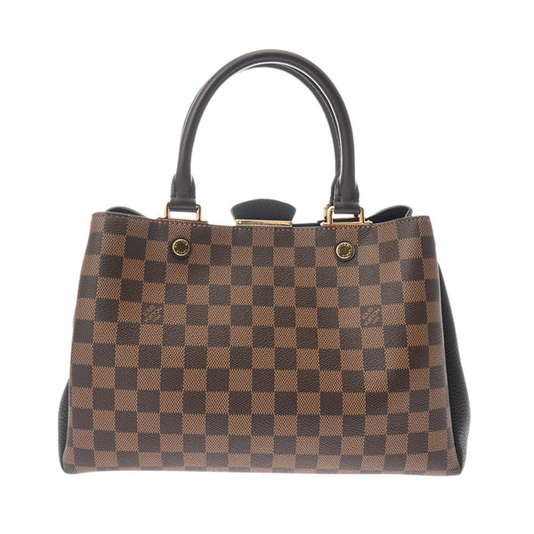 LOUIS VUITTON ルイヴィトン ダミエ ブリタニー 2WAY ブラウン/ノワール N41673 レディース ダミエキャンバス ハンドバッグ Aランク 中古 銀蔵