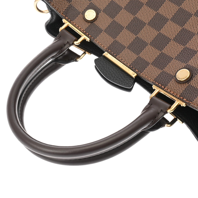 LOUIS VUITTON ルイヴィトン ダミエ ブリタニー 2WAY ブラウン/ノワール N41673 レディース ダミエキャンバス ハンドバッグ Aランク 中古 銀蔵