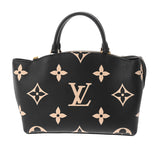 LOUIS VUITTON ルイヴィトン モノグラムアンプラント プティパレ PM 2WAY ブラック/ベージュ M58913 レディース レザー ハンドバッグ Aランク 中古 銀蔵