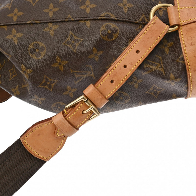 LOUIS VUITTON ルイヴィトン モノグラム モンスリ GM ブラウン M51135 ユニセックス モノグラムキャンバス リュック・デイパック Bランク 中古 銀蔵