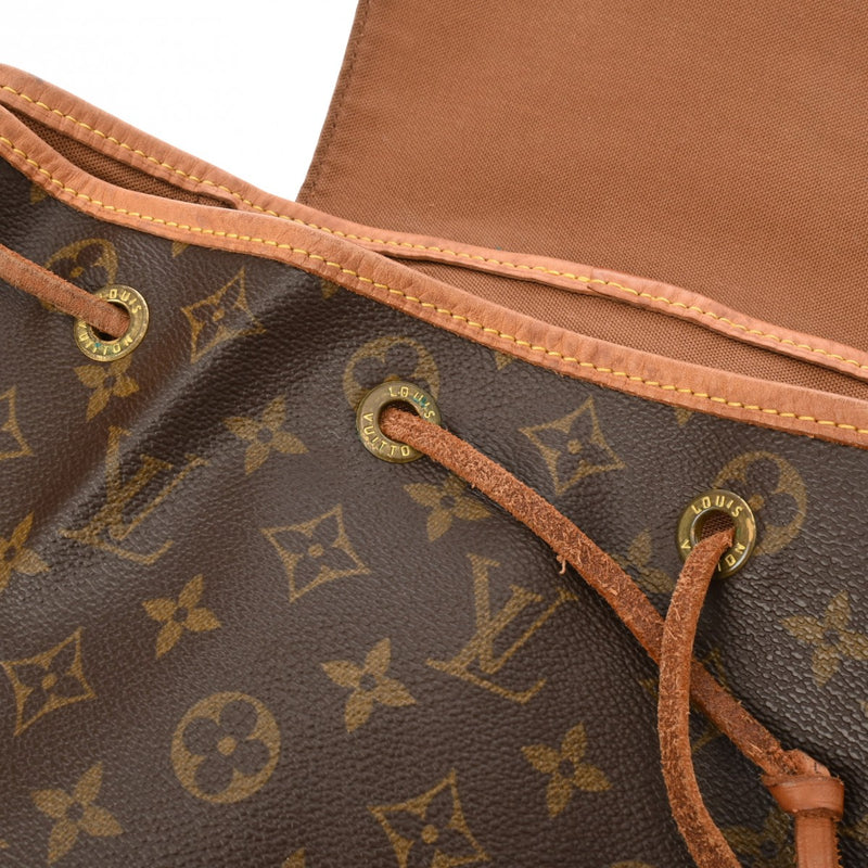 LOUIS VUITTON ルイヴィトン モノグラム モンスリ GM ブラウン M51135 ユニセックス モノグラムキャンバス リュック・デイパック Bランク 中古 銀蔵