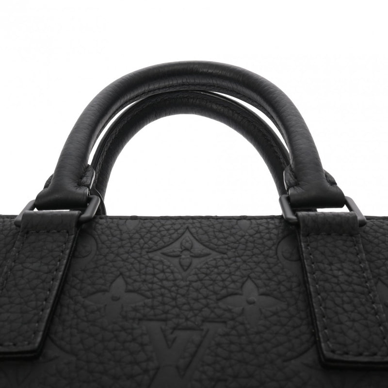 LOUIS VUITTON ルイヴィトン モノグラム サックプラ メッセンジャー 黒 M55924 メンズ トリヨンレザー トートバッグ Aランク 中古 銀蔵