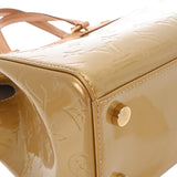 LOUIS VUITTON ルイヴィトン ヴェルニ ブレアMM ベージュプードル M91755 レディース モノグラムヴェルニ ハンドバッグ Bランク 中古 銀蔵