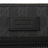 GUCCI グッチ GGスプリーム スモールメッセンジャーバッグ ブラック 523599 メンズ PVC レザー ショルダーバッグ Aランク 中古 銀蔵