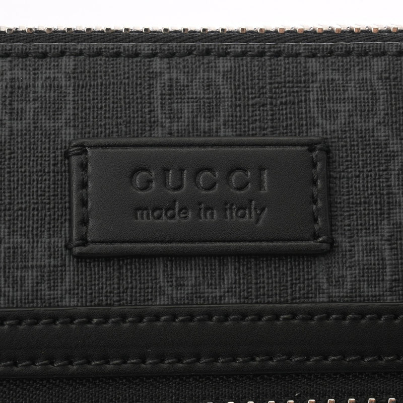 GUCCI グッチ GGスプリーム スモールメッセンジャーバッグ ブラック 523599 メンズ PVC レザー ショルダーバッグ Aランク 中古 銀蔵