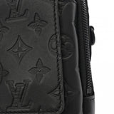 LOUIS VUITTON ルイヴィトン モノグラムシャドウ ダブルフォンポーチ ノワール M81323 メンズ レザー ショルダーバッグ Aランク 中古 銀蔵