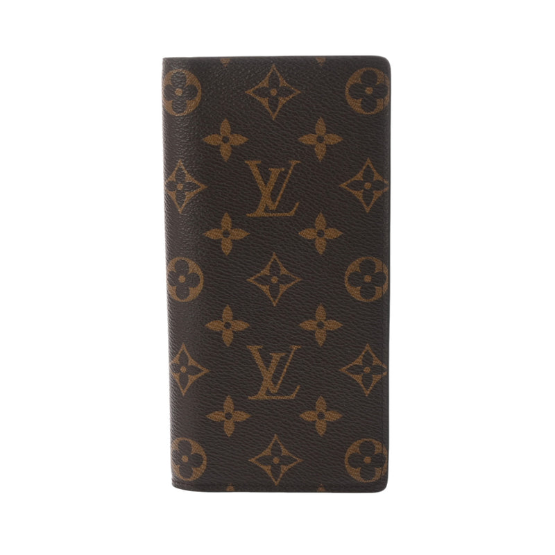 LOUIS VUITTON ルイヴィトン モノグラム ポルトフォイユ ブラザ ブラウン M66540 メンズ モノグラムキャンバス 長財布 新同 中古 銀蔵