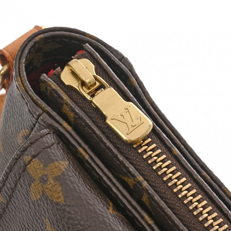 LOUIS VUITTON ルイヴィトン モノグラム ヴィバシテ PM ブラウン M51165 レディース モノグラムキャンバス ショルダーバッグ Bランク 中古 銀蔵