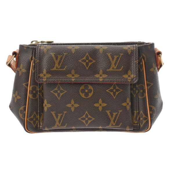 LOUIS VUITTON ルイヴィトン モノグラム ヴィバシテ PM ブラウン M51165 レディース モノグラムキャンバス ショルダーバッグ Bランク 中古 銀蔵