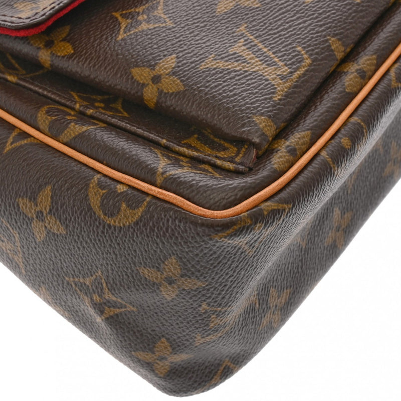 LOUIS VUITTON ルイヴィトン モノグラム ヴィバシテ PM ブラウン M51165 レディース モノグラムキャンバス ショルダーバッグ Bランク 中古 銀蔵