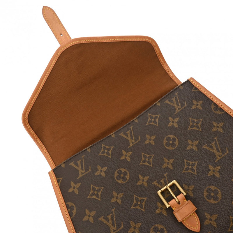 LOUIS VUITTON ルイヴィトン モノグラム ベルエア 2WAY ブラウン M51122 ユニセックス モノグラムキャンバス ハンドバッグ Bランク 中古 銀蔵