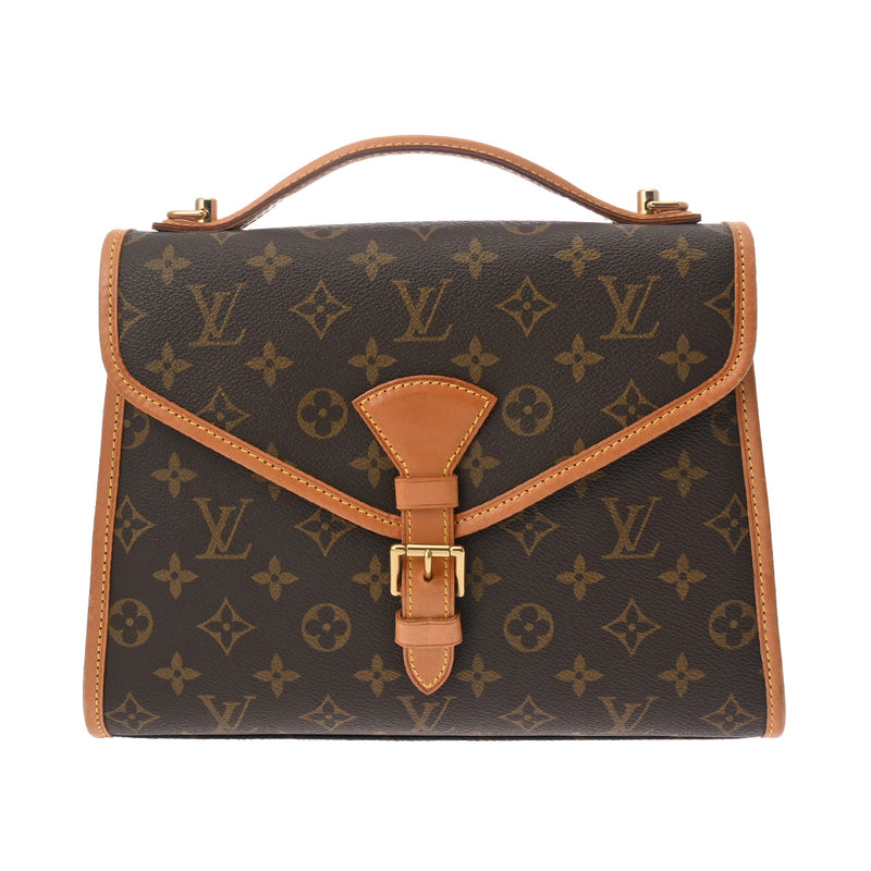 LOUIS VUITTON ルイヴィトン モノグラム ベルエア 2WAY ブラウン M51122 ユニセックス モノグラムキャンバス ハンドバッグ Bランク 中古 銀蔵