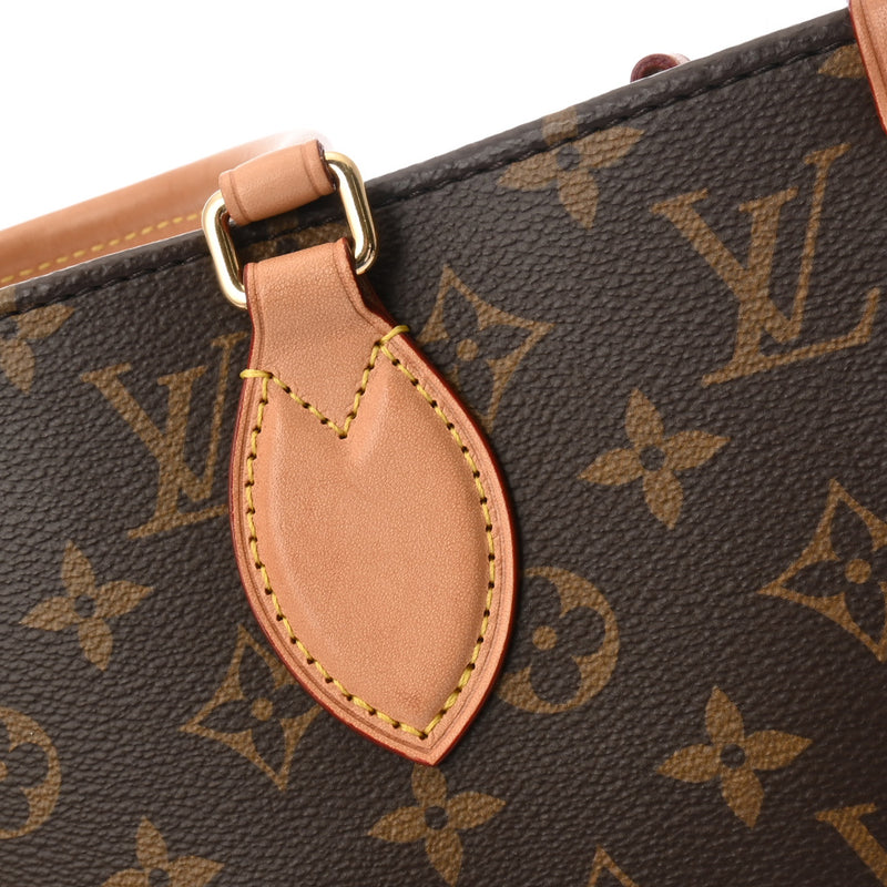 LOUIS VUITTON ルイヴィトン モノグラム サックプラ PM 2WAY ブラウン M46263 レディース モノグラムキャンバス トートバッグ ABランク 中古 銀蔵