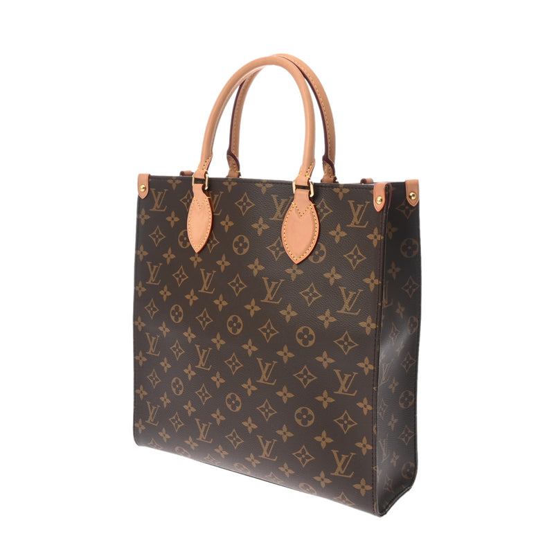 LOUIS VUITTON ルイヴィトン モノグラム サックプラ PM 2WAY ブラウン M46263 レディース モノグラムキャンバス トートバッグ ABランク 中古 銀蔵