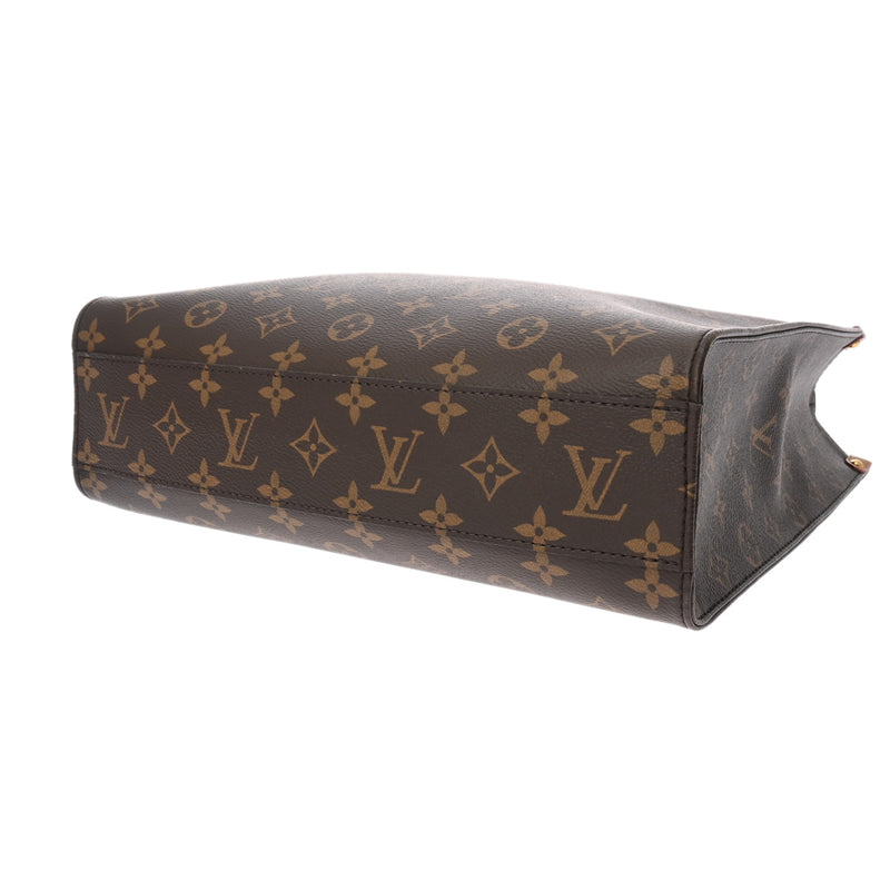 LOUIS VUITTON ルイヴィトン モノグラム サックプラ PM 2WAY ブラウン M46263 レディース モノグラムキャンバス トートバッグ ABランク 中古 銀蔵