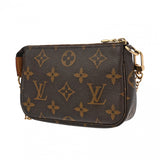 LOUIS VUITTON ルイヴィトン モノグラム ミニポシェット アクセソワール T＆B ブラウン M60153 レディース モノグラムキャンバス アクセサリーポーチ ABランク 中古 銀蔵