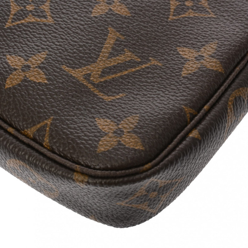 LOUIS VUITTON ルイヴィトン モノグラム ミニポシェット アクセソワール T＆B ブラウン M60153 レディース モノグラムキャンバス アクセサリーポーチ ABランク 中古 銀蔵