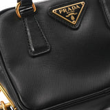 PRADA プラダ 2WAY ミニバッグ ブラック BL0705 レディース サフィアーノ ハンドバッグ ABランク 中古 銀蔵