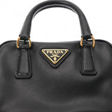 PRADA プラダ 2WAY ミニバッグ ブラック BL0705 レディース サフィアーノ ハンドバッグ ABランク 中古 銀蔵