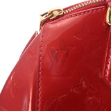 LOUIS VUITTON ルイヴィトン ヴェルニ シャーウッド PM ポムダムール M91494 レディース モノグラムヴェルニ ハンドバッグ Bランク 中古 銀蔵