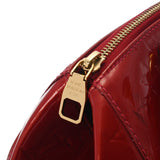 LOUIS VUITTON ルイヴィトン ヴェルニ シャーウッド PM ポムダムール M91494 レディース モノグラムヴェルニ ハンドバッグ Bランク 中古 銀蔵
