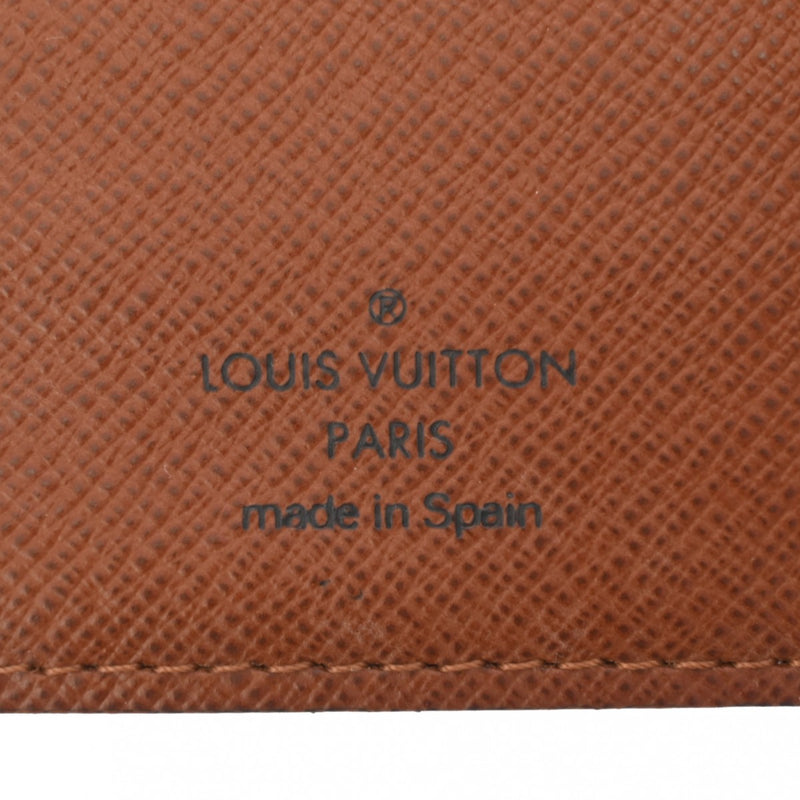 LOUIS VUITTON ルイヴィトン モノグラム アジェンダ PM ブラウン R20005 ユニセックス モノグラムキャンバス 手帳カバー Aランク 中古 銀蔵